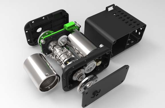 機器關(guān)節(jié)無刷舵機齒輪箱